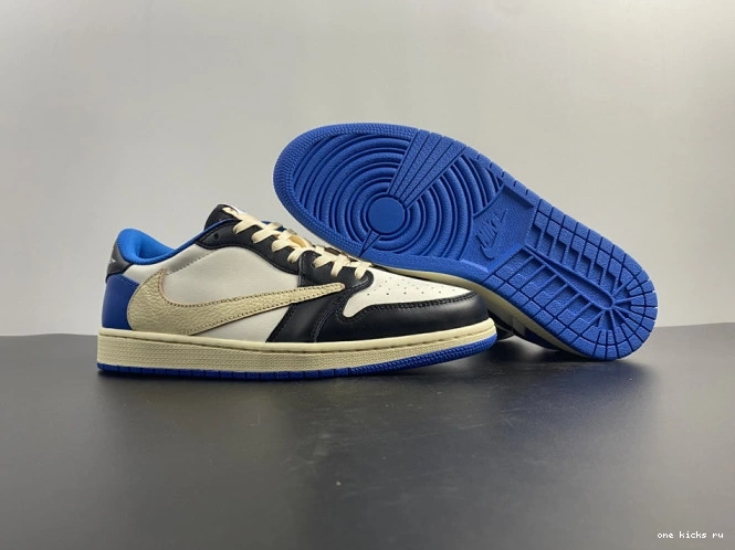 Cheap Travis Low x 1 Fragment DM7866-140 Retro Jordan Air Design Scott x 0805
